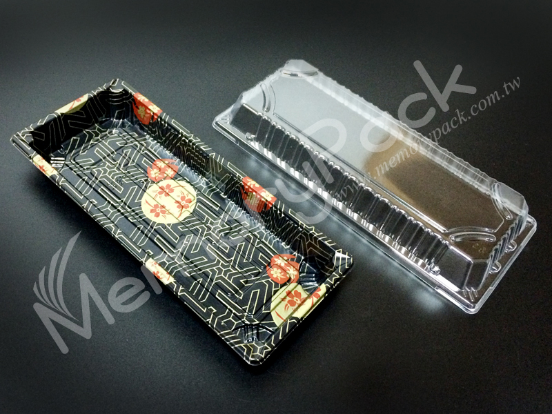 sushi container sushi packaging plastic box tray ts001